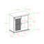 Large desserte de 32 po Stotfold-2092422535