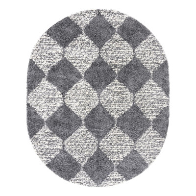 Serenity Shag Geometric Indoor Rug