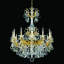 La Scala 12 Light 33in x 41in Chandelier in Matte Black with Clear Heritage Handcut Crystals-254956796-254956774