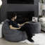 Fauteuil à billes classique en fausse fourrure-173993395