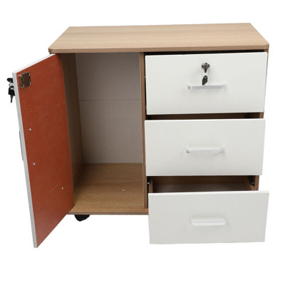 58cm H x 60cm W Printer Stand with Wheels