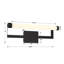 Meuble-lavabo noir mat 1 lumière Aajon-1248771229