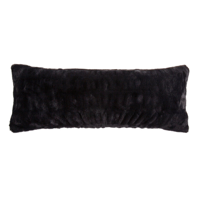 Coussin  Ruched, Noir