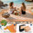 Reversible Outdoor Area Rug, Waterproof, Easy Clean, UV Resistant Patio Mat, Washable Garden Carpet for Beach, Porch, Backyard-420944998-420945002