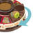 Nostalgia NCCA5 Lazy Susan Chocolate & Caramel Apple Party with Heated Fondue Pot, 25 Sticks, Decorating and Toppings Trays