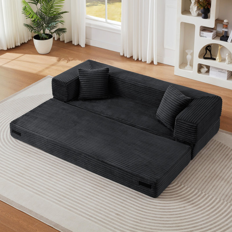 Canapé moderne pour appartements et salon, Chenille gris foncé
