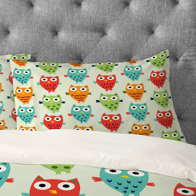 Andi Bird Owl Fun Pillowcase