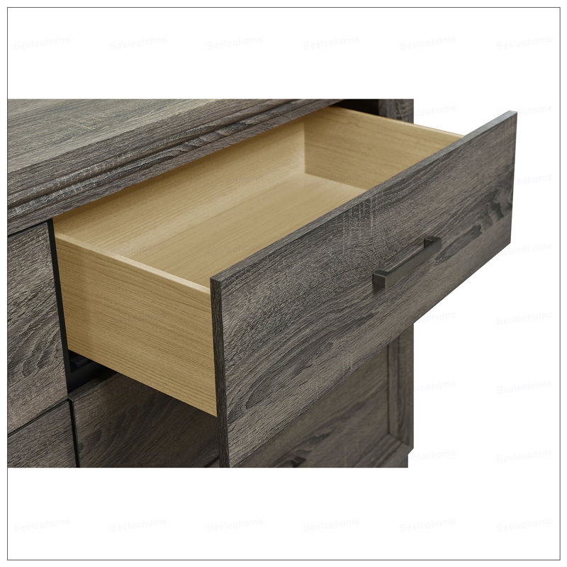 Commode 6 tiroirs avec miroir