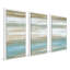 «Teal Sunrise I» par Patricia Pinto, reproduction de 3 pièces sur toile flottante-62940806