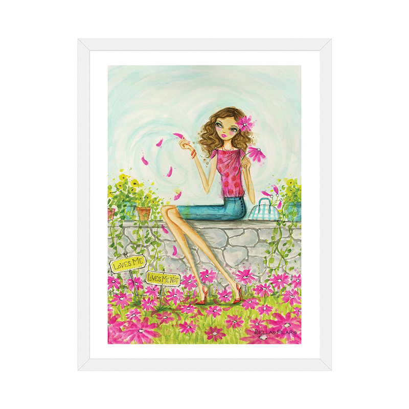 Printemps à Summerside # 4, art, H 32 po x l 24 po x P 1 po, Papier avec cadre blanc
