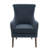 Assael Mindy Dark Blue Armchair Quilted Back Accent Chair-1521343755