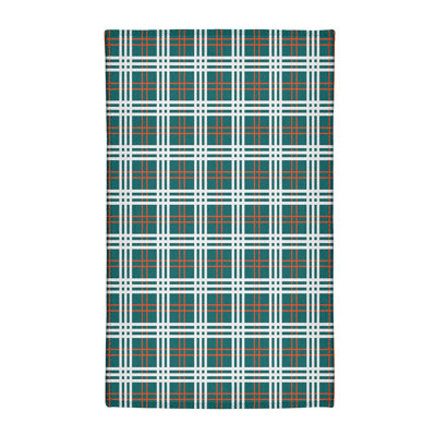 Tapis écossais vert