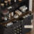 Abrianna 63 Inch Farmhouse Coffee Bar Cabinet, 3-Tier Storage with 9 Wine Racks & 3 Glass Holders-338841071