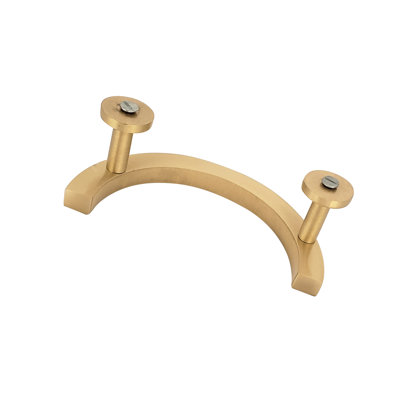 Cabinet Handle Pull Half Moon 4″ Gold
