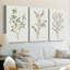 Single Sprig I  -Custom Wrapped Gallery Canvas - 3 Pieces-1685789578