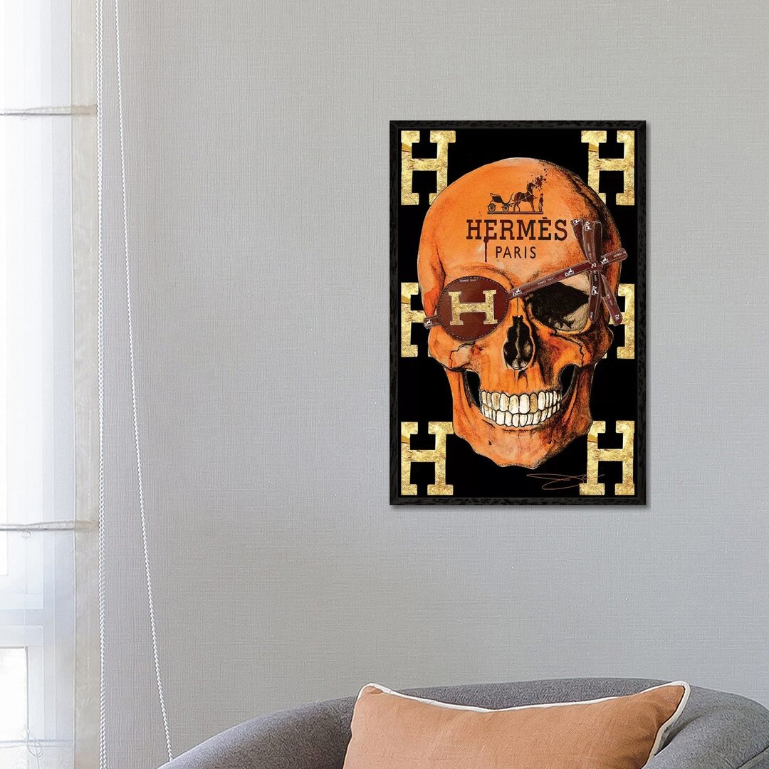 Leinwandbild Hermes Skull