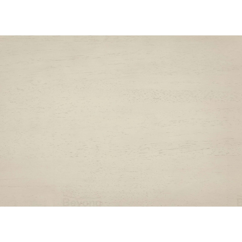 Table de salle à manger rustique rustique blanche et grise 1 pièce
