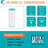 Hurricane Spa Filter Cartridge for Pleatco PRB50-IN and Unicel C-4950, 16 Pack