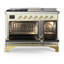 Majestic III Series 48 Inch Dual Fuel Range with 5 Sealed Burners, Griddle, Frenchtop in Burgundy (Natural Gas, Chrome Trim)-1604647912-1604647826-1604647825