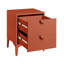 Andreita 45cm W Steel Bedside Table-1545029838