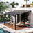 Metal Pergola With Canopy-99443886