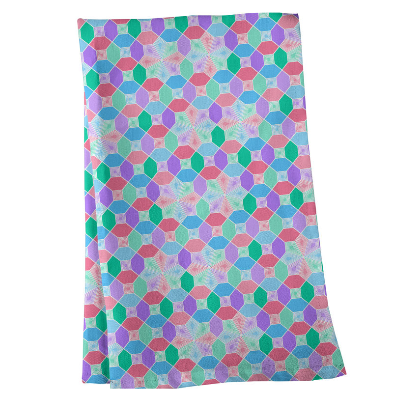 Mcguigan Tea Towel Kitchen Towel, Poly Twill, Blue/Purple