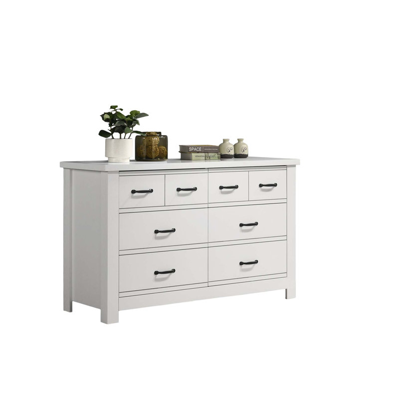 Commode blanche 6 tiroirs Cassini