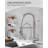 3 in 1 Water Filter Purifier Spring Drinking Water Kitchen Faucet with Sprayer-103048996