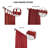 Weathermate Topsions Room Darkening 100% Cotton Curtain Panels-408137701-408137699