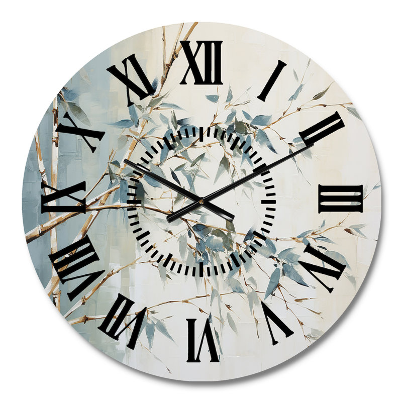 Horloge murale Green Zen Moment, Médium