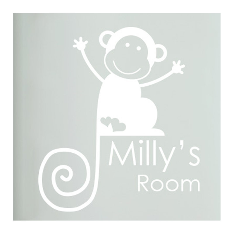 Animals Wall Decal, White