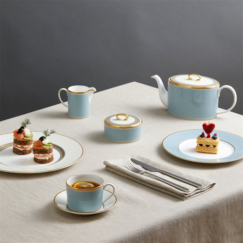 Wedgwood Helia Teacup & Saucer 5.9Floz