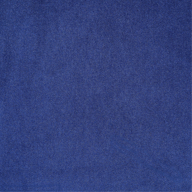 Ensemble de 2 chaises d'appoint rembourrées en velours bleu au fini argenté miroir