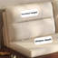 Coussin modulaire en bois massif blanc et brun-413403385