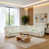 Soft Cream Faux Leather