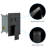 12 Inch Square Dual Shower Head Wall Mounted Matte Black System, - Scald Balanced, 360 Adjustable  Thin Rainfall Shower, Handheld For Personalized Use With Balanced Valve, Rotation, Easy To-125518240