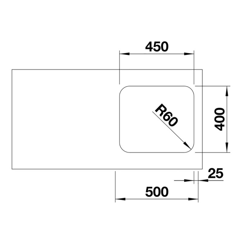 Supra 48 x 43cm Undermount Kitchen Sink