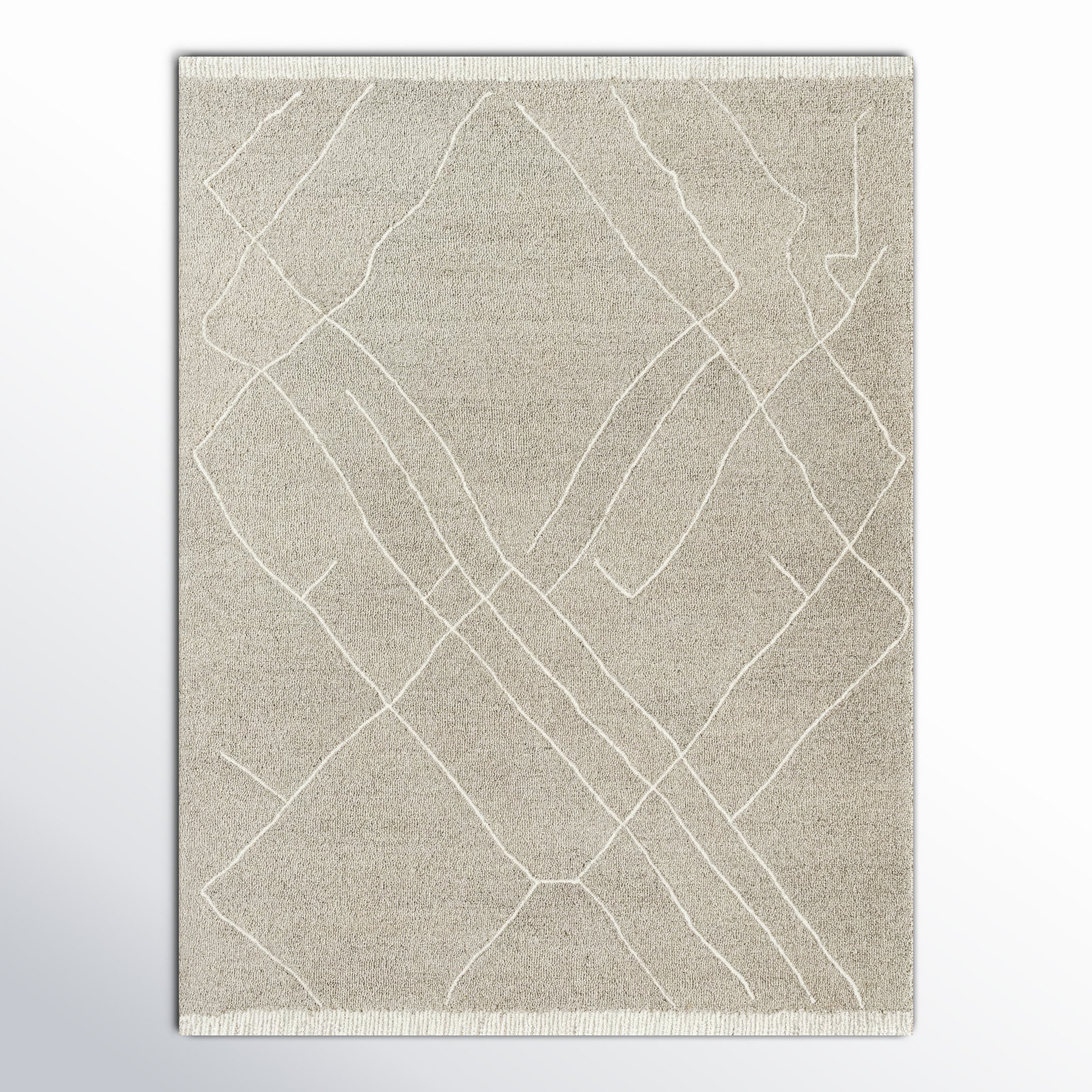 Peregrina Handmade Wool Rug, Rectangle 9' x 12'