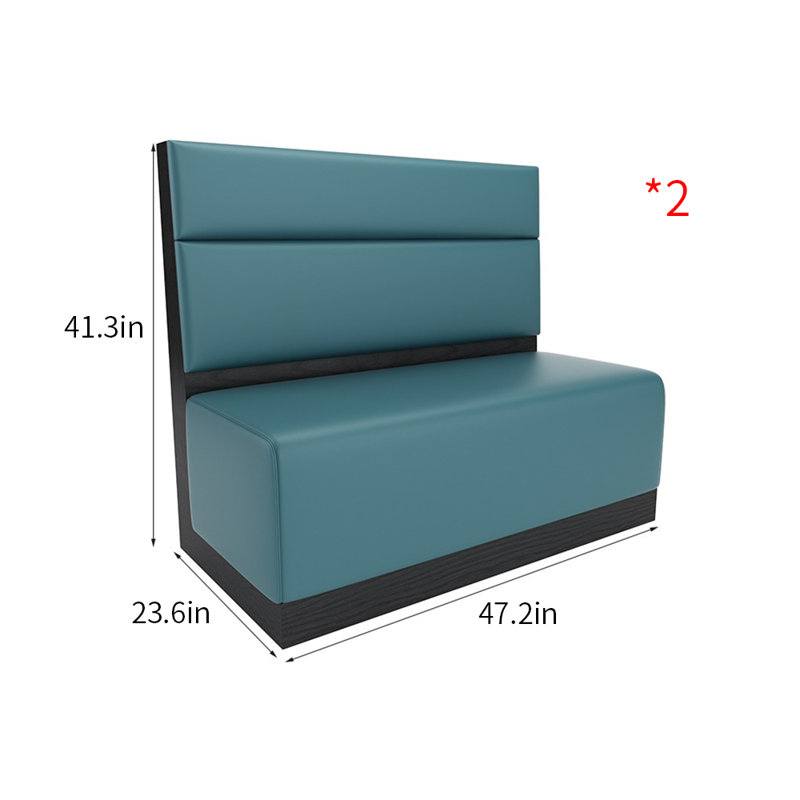 Banc rembourré en similicuir American Simple Leisure