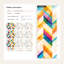 Papier peint à motif géométrique Chevron