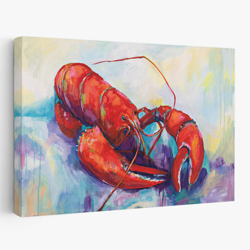 Coastal Lobster, 24" H x 16" W
