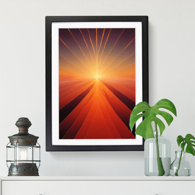 Liala Desert Flame Art - Picture Frame Print