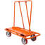 Chariot de tôle et de panneau de cloison sèche robuste avec capacité de charge de 3300 lb, chariot de service de panneau, roue en polyuréthane de 8 po sur moyeu en acier