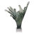 Bixler Artistic Agua Splash Sculpture for Home Decor - Glass Statue Decorative Object Figurine - Elegant Decorations for Living Room - 16", Gray & Clear-1081287031