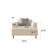 Arenzville Recessed Arms Soft Cushion Sofa