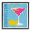 «Cosmopolitan Cocktail Drink», estampe numérique encadrée par Natalie Carpentieri