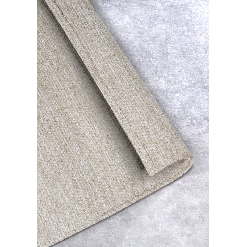 Flecked Hand Crafted Hand Loomed Area Rug, Rectangular 60 x 90cm