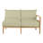 Santa Barbara Teak Right Arm Facing - Natural Teak-70063131-48656511-63326307
