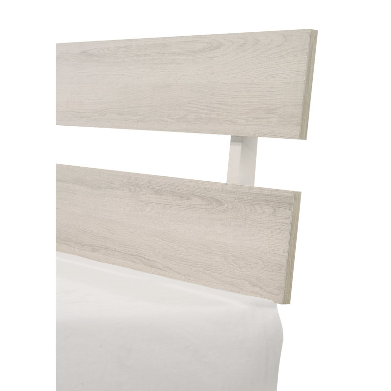 Lit plateforme simple Atticus, Blanc
