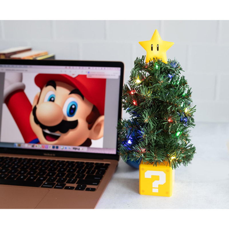 Arbre de Noël de bureau Super Mario Bros.